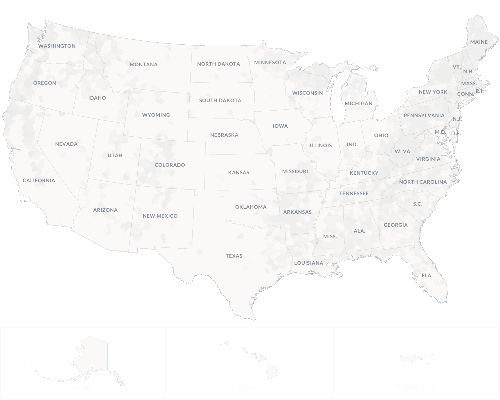 US map showing locations found for Gerald Sewell